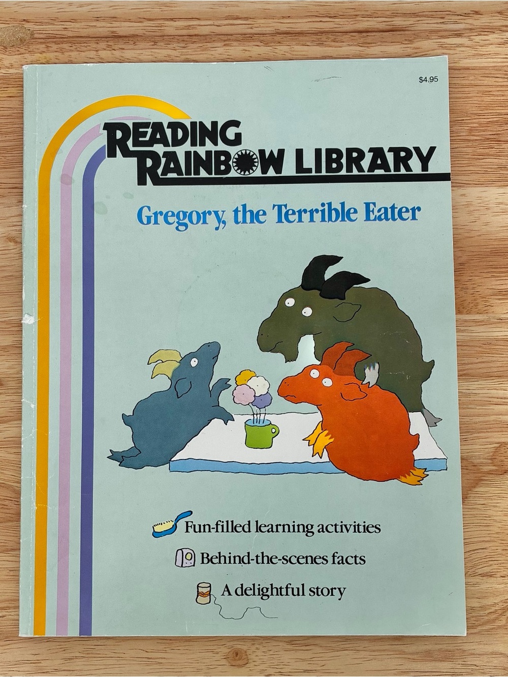 Vintage Reading Rainbow Library - Gregory, the Terrible Eater